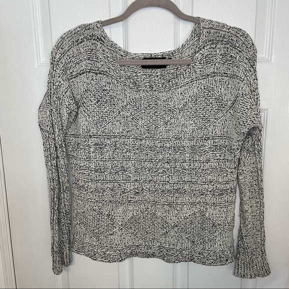 Minkpink Cotton Grey Pullover Knit Sweater Small - Picture 1 of 5